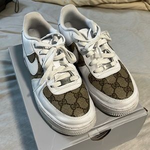 NOT GEEKS CUSTOM GUCCI AIR FORCE 1s